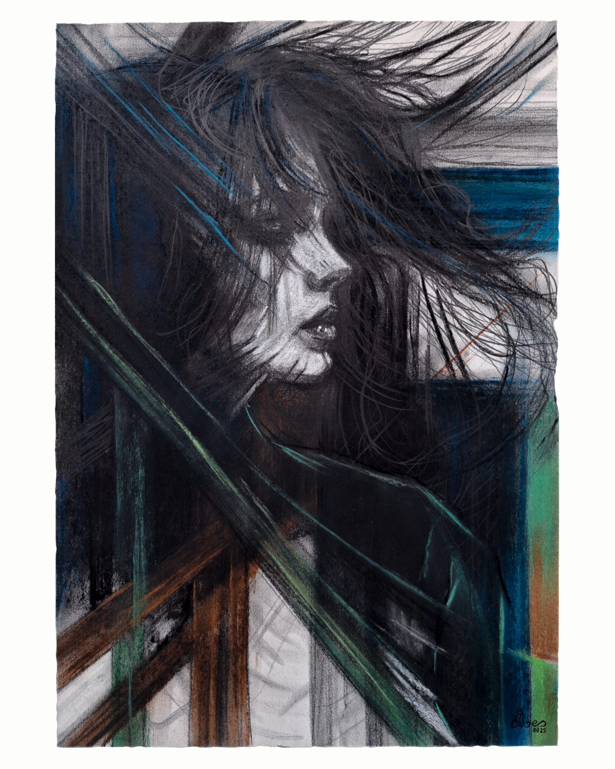 She Was There | Original Drawing