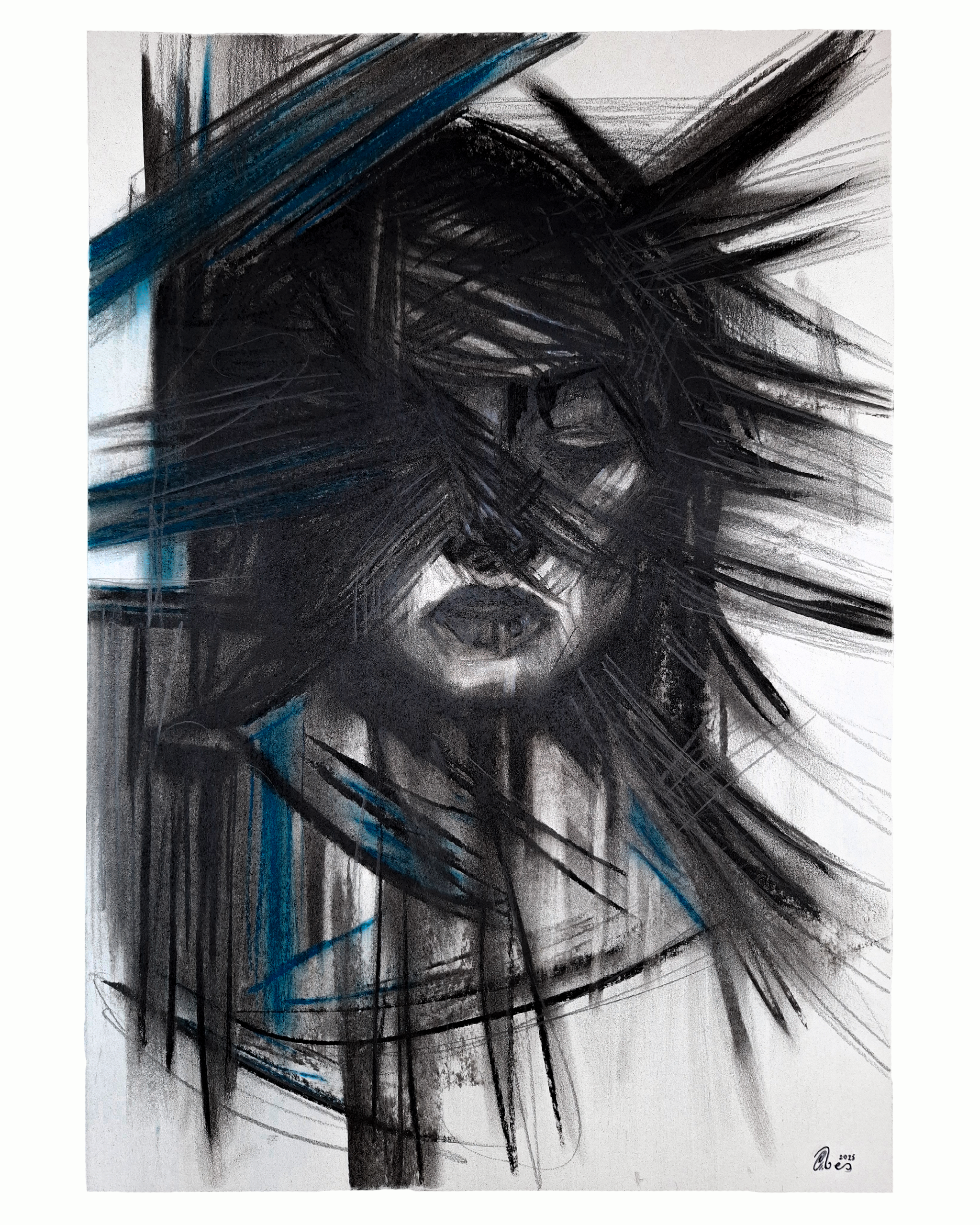 Veil of Pressure | Original Drawing