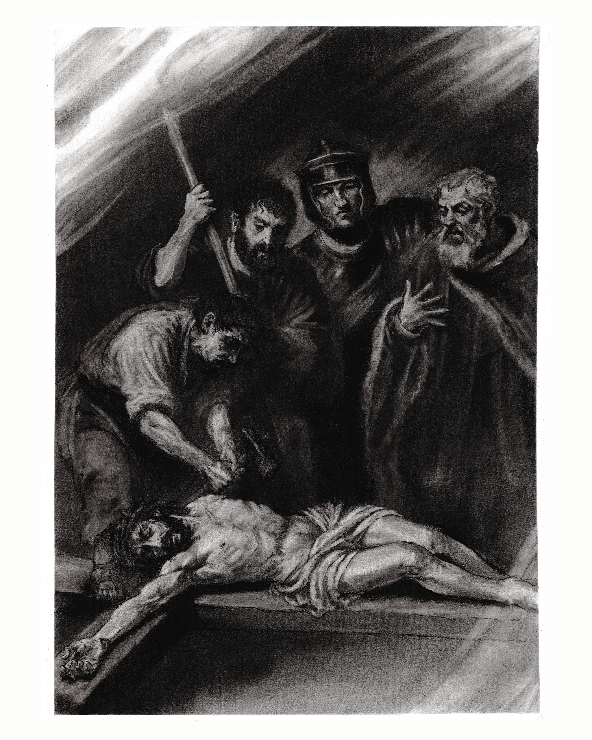 XI Station of the Cross | Jesus is nailed to the Cross