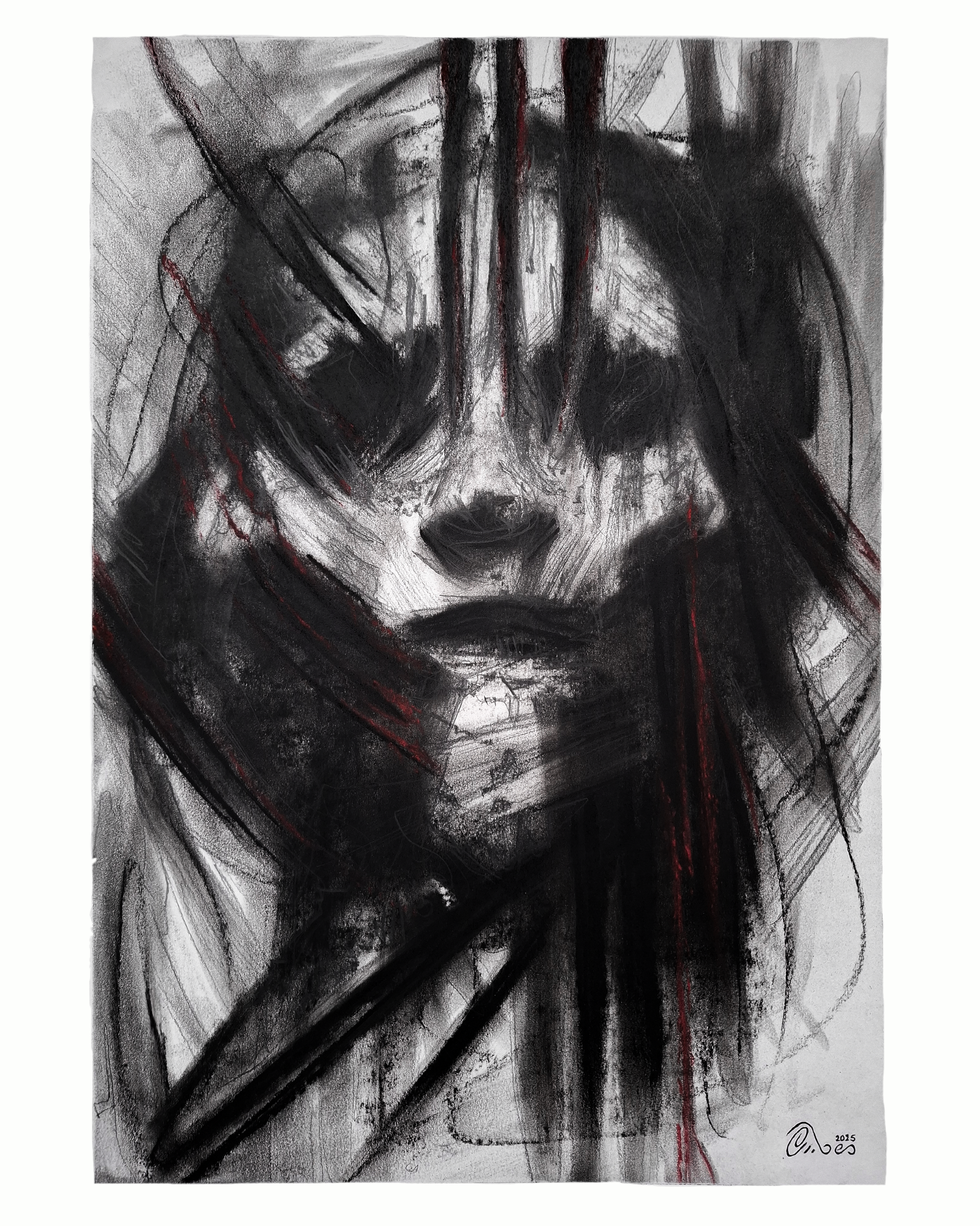 Hollow Gaze | Original Drawing