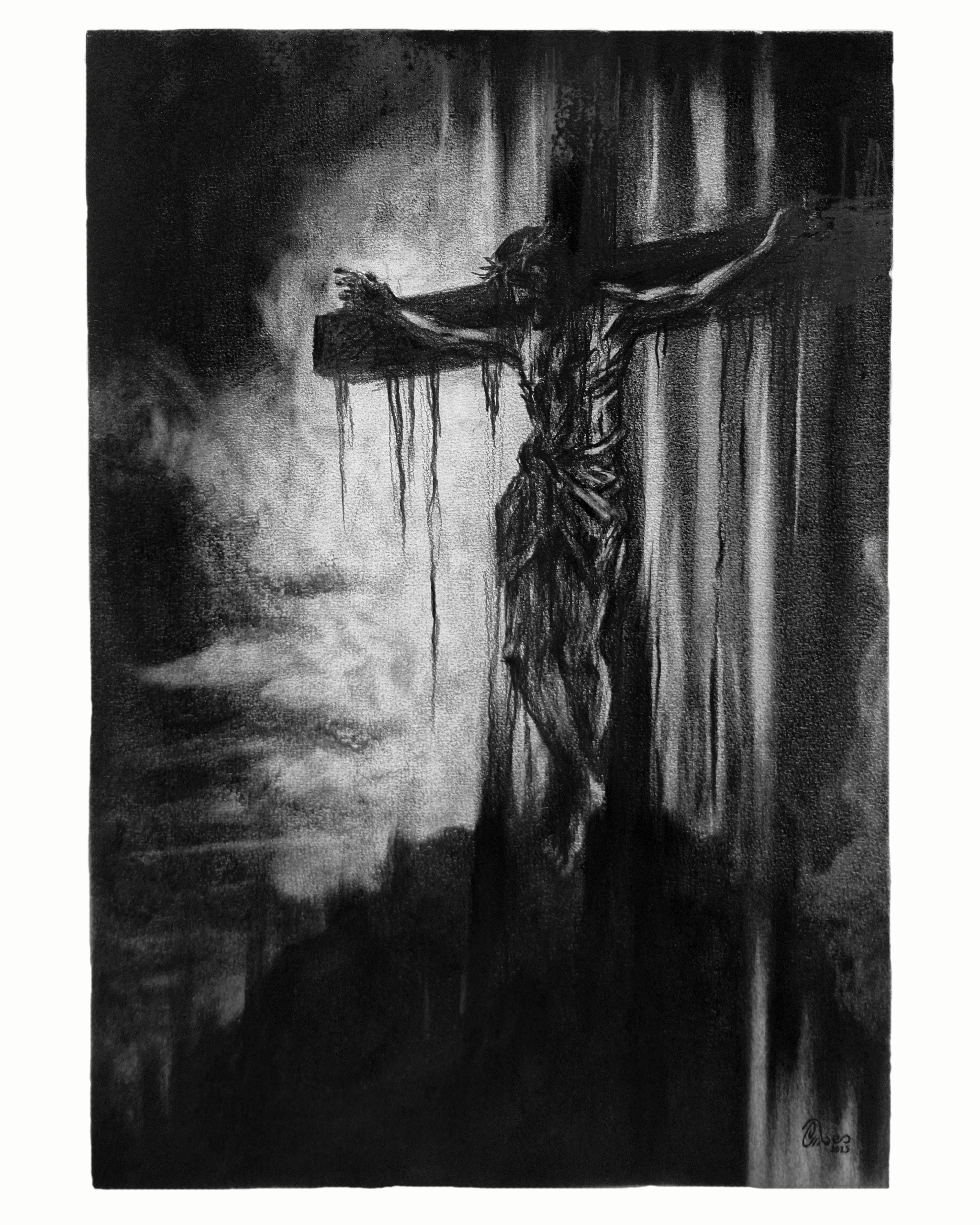 The Last Shape of Light | Original Drawing