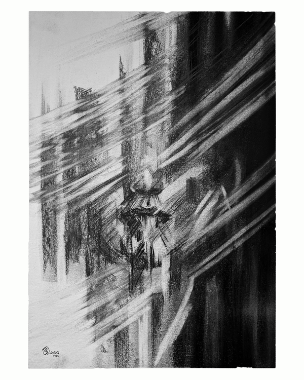 Through The Glass | Original Drawing