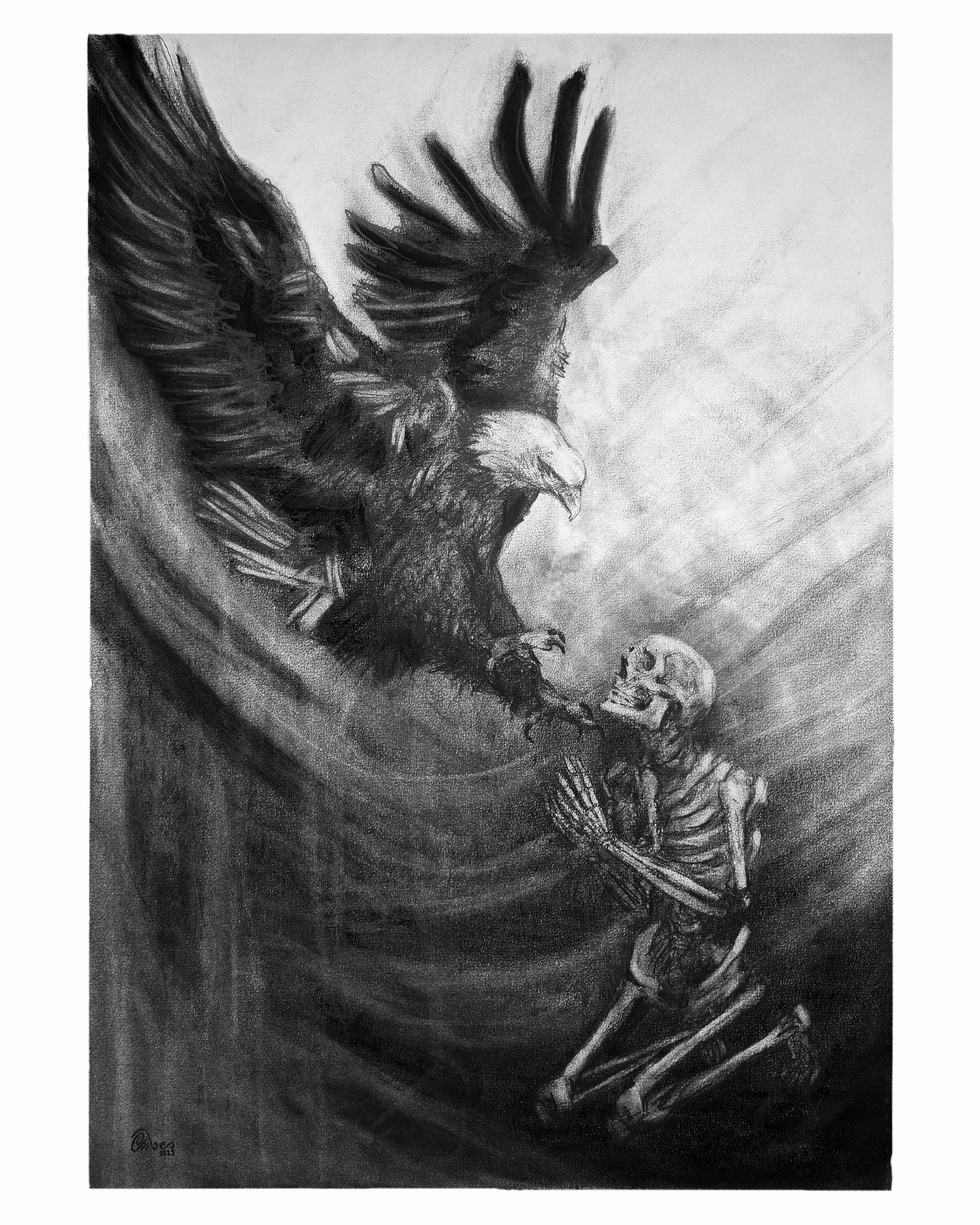 You'll See Me Fall | Original Drawing