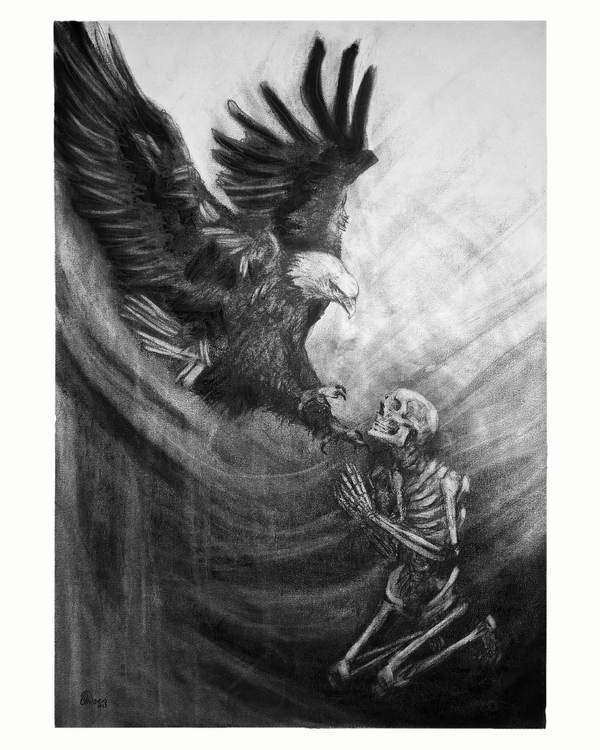 You'll See Me Fall | Original Drawing