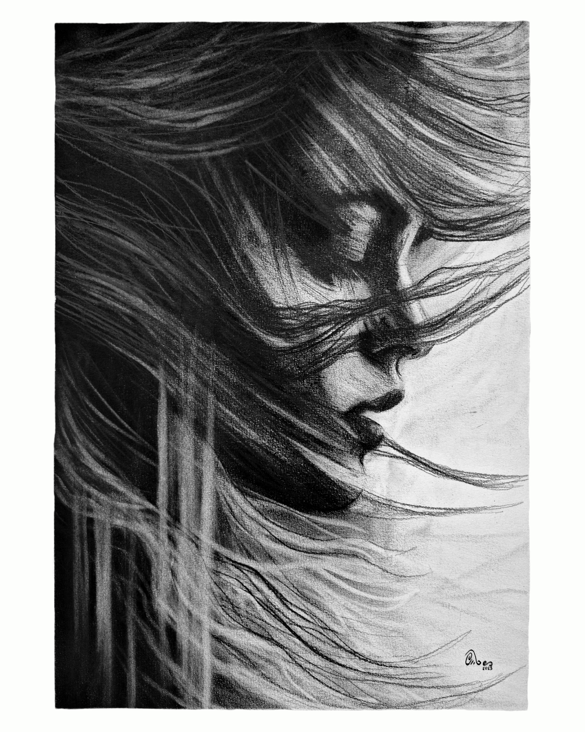 Shapes, Scars & Thoughts | Original Drawing