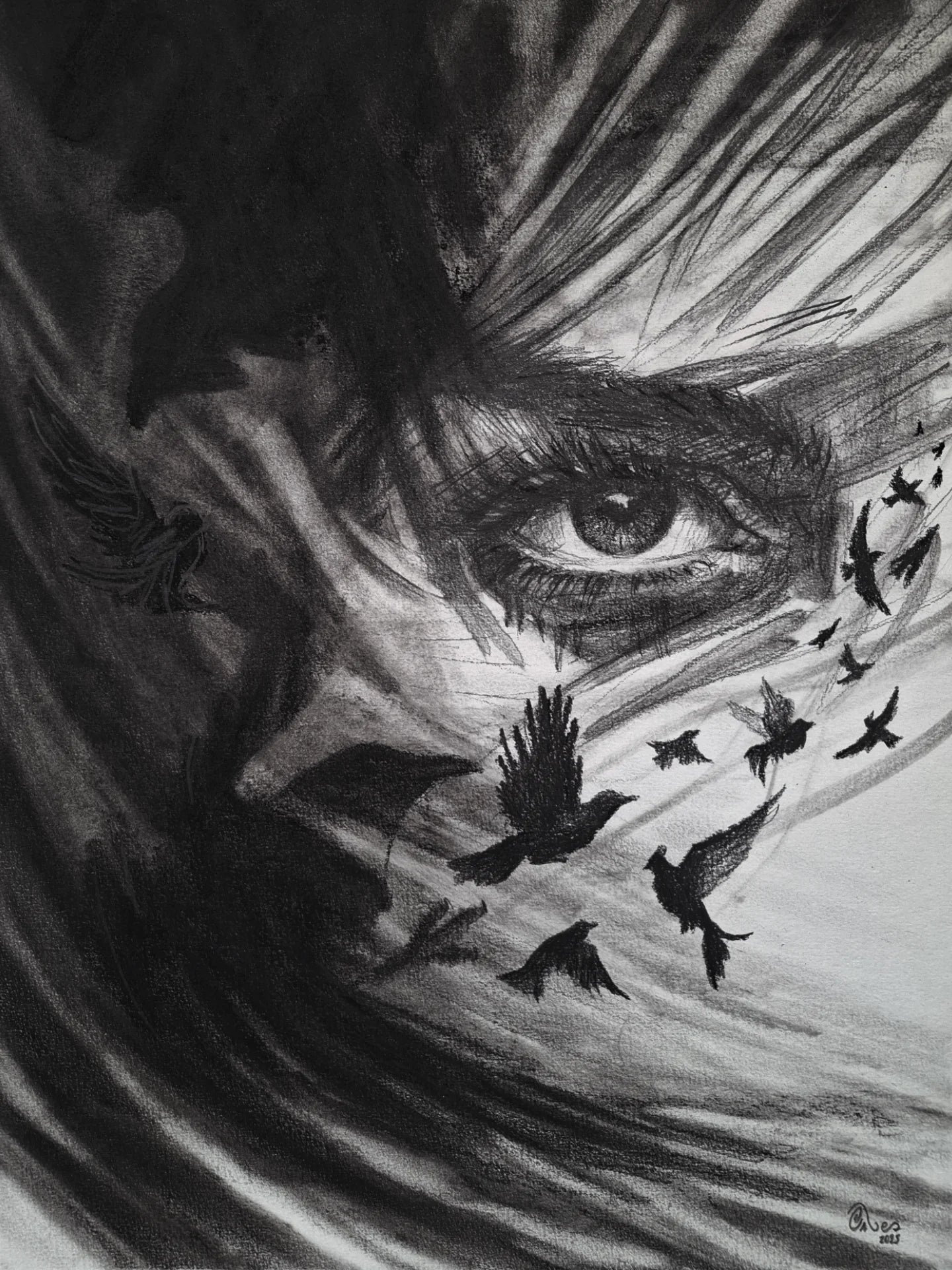 The Day I Tried To Live | Original Drawing